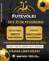 Inscrições para o 1º Torneio de Futvôlei