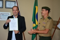 Prefeito Bruno Boaretto toma posse como presidente da Junta Militar de Macuco