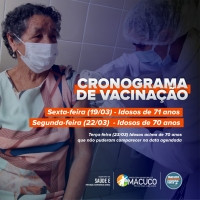 Cronograma de Vacinação - 18/03