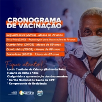 Cronograma de Vacinação - 22/03