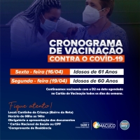 Cronograma de Vacinação 15/04