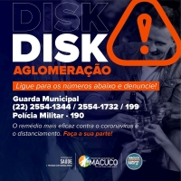 Prefeitura de Macuco disponibiliza o Disk Aglomeração
