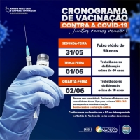 Cronograma de Vacinação 30/05
