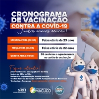 Cronograma de Vacinação 01/08