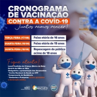 Cronograma de Vacinação 16/08
