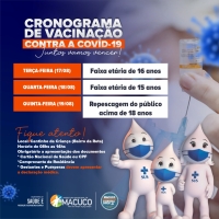 Cronograma de Vacinação 18/08