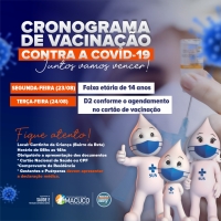 Cronograma de Vacinação 20/08