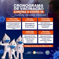 Cronograma de Vacinação 15/11