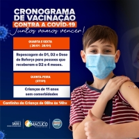 Cronograma de Vacinação 25/01/2022