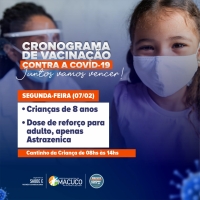 Cronograma de Vacinação 04/02/2022