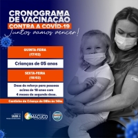 Cronograma de Vacinação 16/02/2022
