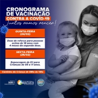 Cronograma de Vacinação 24/02/2022