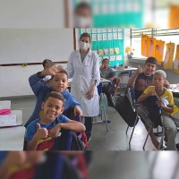 Mais um trabalho preventivo de saúde em Macuco