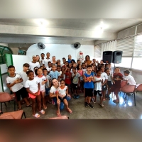 Saúde e Educação promovem ação de imunização com o ‘Zé Gotinha’