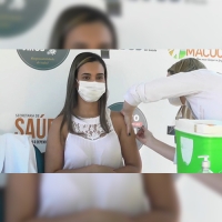 Primeira macuquense vacinada é enfermeira do Centro de Triagem