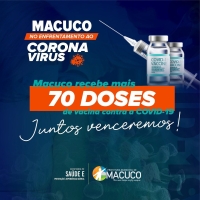 Macuco recebe novas doses da vacina contra a COVID-19