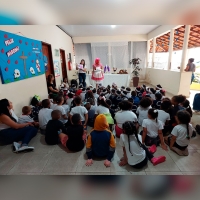 Celebração encanta alunos com o verdadeiro sentido da Páscoa