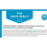 Defesa Civil de Macuco repassa informação da PCH Santa Rosa