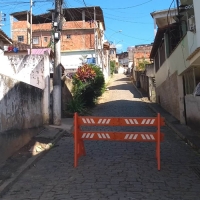 Obras de infraestrutura no bairro Santos Reis