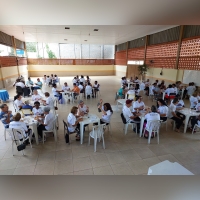 Terceira idade desfruta do I Festival de Pastel com Caldo de Cana