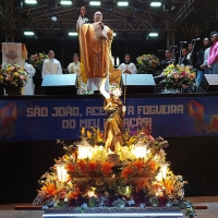 Atrações encantam comunidade católica na Festa de São João Batista 