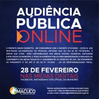 Convite para Audiência Pública do dia 28/02/2022