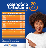 Secretaria de Fazenda divulga Calendário Tributário de 2022