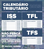Secretaria de Fazenda divulga Calendário Tributário de 2023