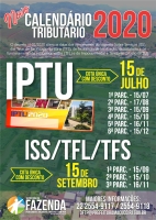 SECRETARIA DE FAZENDA LANÇA NOVO CALENDÁRIO TRIBUTÁRIO 2020