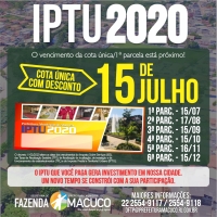 IPTU Cota Única - 15/07